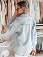 Dámská oversize džínová bunda BLUEDIVA modrá FashionStreet TY4900
