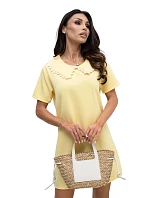 Šaty MI SK 4313.83 světle žluté