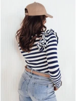 Dámská pruhovaná halenka MORAS navy blue FashionStreet RY2348