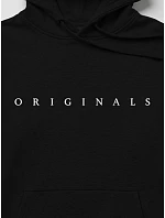 Pánská mikina s kapucí a potiskem ORIGINALS, černá, FashionStreet NX5151BX
