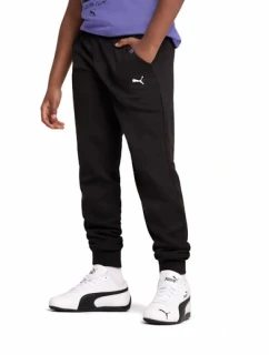 Dětské tepláky Puma BMW MMS černé pohodlný sportovní styl