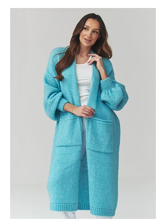 Svetr na zapínání  model 226871 Makadamia