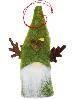 VÁNOČNÍ DEKORACE PŘÍVĚSEK 9CM ZELENÝ MICKEY