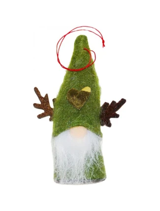 VÁNOČNÍ DEKORACE PŘÍVĚSEK 9CM ZELENÝ MICKEY