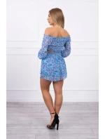 Modrá květinová sada Modrá květinová sada