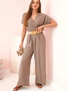 Kombinéza s ozdobným páskem v pase fango