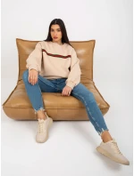 Dámská mikina EM BL 760.01 béžová - FPrice