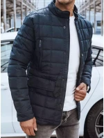 Pánská prošívaná bunda tmavě modrá FashionStreet TX4135