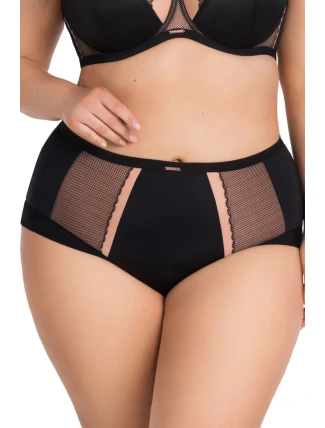 Dámské kalhotky 442/1 Luisse black - GORSENIA