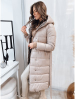 Dámský zimní kabát GRACE béžový Dstreet TY4067