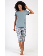 Dámské pyžamo kapri Francesca Dámské pyžamo kapri Francesca
