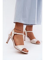 Sandály na podpatku model 228107 Step in style Sandály na podpatku model 228107 Step in style