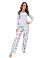 Pyžamo Donna Dani Long Grey, dlouhé rukávy, velikosti S–XL
