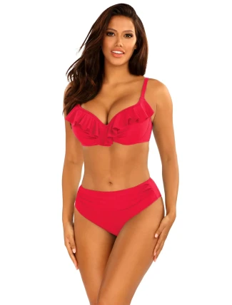 Dámské dvoudílné plavky Canoy 10 940A1 red - SELF