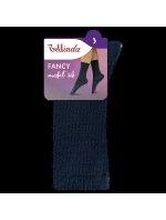 Dámské ponožky z modalu FANCY RIB MODAL SOCKS - BELLINDA - modrá Dámské ponožky z modalu FANCY RIB MODAL SOCKS - BELLINDA - modrá