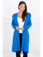 Oversize s potiskem v chrpově modré barvě Oversize s potiskem v chrpově modré barvě