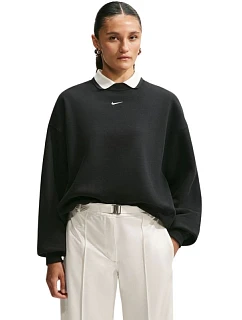 Dámská mikina Nike Studio Fleece, černá, IM8082 001