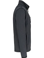 Kariban ProAct PA 323 3-vrstvá softshellová bunda s odep. rukávy 20.P323 marl dark grey Kariban ProAct PA 323 3-vrstvá softshellová bunda s odep. rukávy 20.P323 marl dark grey