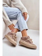 Dámské Sněhule Big Star OO274A532 Béžové