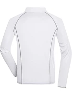 Daiber JN 498 Pánské funkční tričko s dlouhým rukávem 02.0498 white/silver