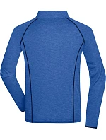Daiber JN 498 Pánské funkční tričko s dlouhým rukávem 02.0498 blue melange/navy Daiber JN 498 Pánské funkční tričko s dlouhým rukávem 02.0498 blue melange/navy