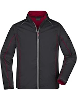 Daiber JN 1122 Pánská softshell bunda s odepínacími rukávy 02.1122 black/red Daiber JN 1122 Pánská softshell bunda s odepínacími rukávy 02.1122 black/red