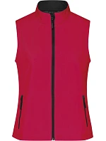 Daiber JN 1127 Dámská 2-vrstvá promo softshellová vesta 02.1127 red/black Daiber JN 1127 Dámská 2-vrstvá promo softshellová vesta 02.1127 red/black