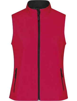 Daiber JN 1127 Dámská 2-vrstvá promo softshellová vesta 02.1127 red/black Daiber JN 1127 Dámská 2-vrstvá promo softshellová vesta 02.1127 red/black