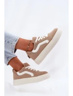 Dámské Tenisky Na Platformě Khaki Tellnira