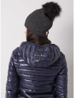 Dámská čepice.30 tmavě šedá