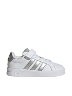 Dětská obuv adidas Grand Court 3.0 white and silver JP9368
