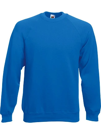 Fruit of the Loom Classic Raglan Sweat Raglánová mikina 16.2216 royal blue Fruit of the Loom Classic Raglan Sweat Raglánová mikina 16.2216 royal blue