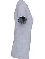 Kariban K 394 Dámské piqué tričko s V výstřihem 20.K394 oxford grey/navy/white Kariban K 394 Dámské piqué tričko s V výstřihem 20.K394 oxford grey/navy/white