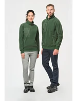 WK WK 905 Pracovní fleecová mikina s 1/4 zipem 20.W905 forest green WK WK 905 Pracovní fleecová mikina s 1/4 zipem 20.W905 forest green