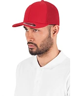 Flexfit 6533/6533T 6 panelová síťovaná kšiltovka 55.6533 red