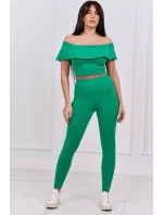 Sada s volánkem zelená