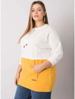 Mikina RV BL 6845.51P bílá a žlutá