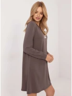 Šaty RV SK A 165.61 tmavě hnědé Šaty RV SK A 165.61 tmavě hnědé