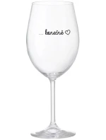 ...KONEČNĚ - čirá sklenice na víno 350 ml