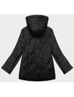 Lehce zateplená černá dámská prošívaná bunda S'West (B8242-1) Lehce zateplená černá dámská prošívaná bunda S'West (B8242-1)