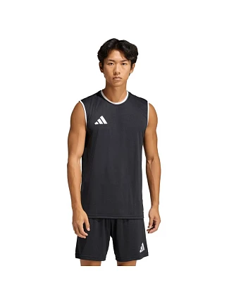 Pánské tričko adidas Entrada 26 Sleeveless Jersey black KB3929 pánské
