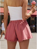 Dámské džínové šortky na léto s volnou nohavicí FashionStreet SY0532 Dámské džínové šortky na léto s volnou nohavicí FashionStreet SY0532