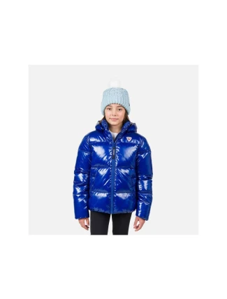 Rossignol Puffy Shiny Rip-Stop bunda Jkt modrá