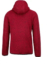 Kariban ProAct PA 365 Pánská pletená fleecová bunda s kapucí 20.P365 red melange Kariban ProAct PA 365 Pánská pletená fleecová bunda s kapucí 20.P365 red melange