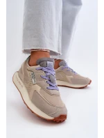 Dámské tenisky na platformě s paměťovou pěnou Big Star NN274681 béžové