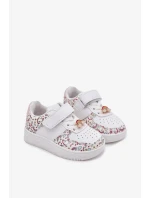 Dětské sportovní sneakers s jednorožci Thalia – bílé