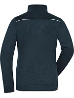 Daiber JN 897 Dámská pracovní pletená fleece bunda - Solid 02.0897 navy/navy Daiber JN 897 Dámská pracovní pletená fleece bunda - Solid 02.0897 navy/navy