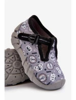Pohodlné dětské pantofle BEFADO 110N488 Šedé Pohodlné dětské pantofle BEFADO 110N488 Šedé