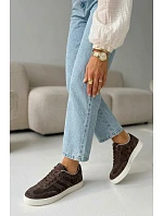 Sneakersy z veluru Vinceza 95400 Čokoládové