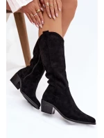 Dámské kovbojky Jazelle – černé